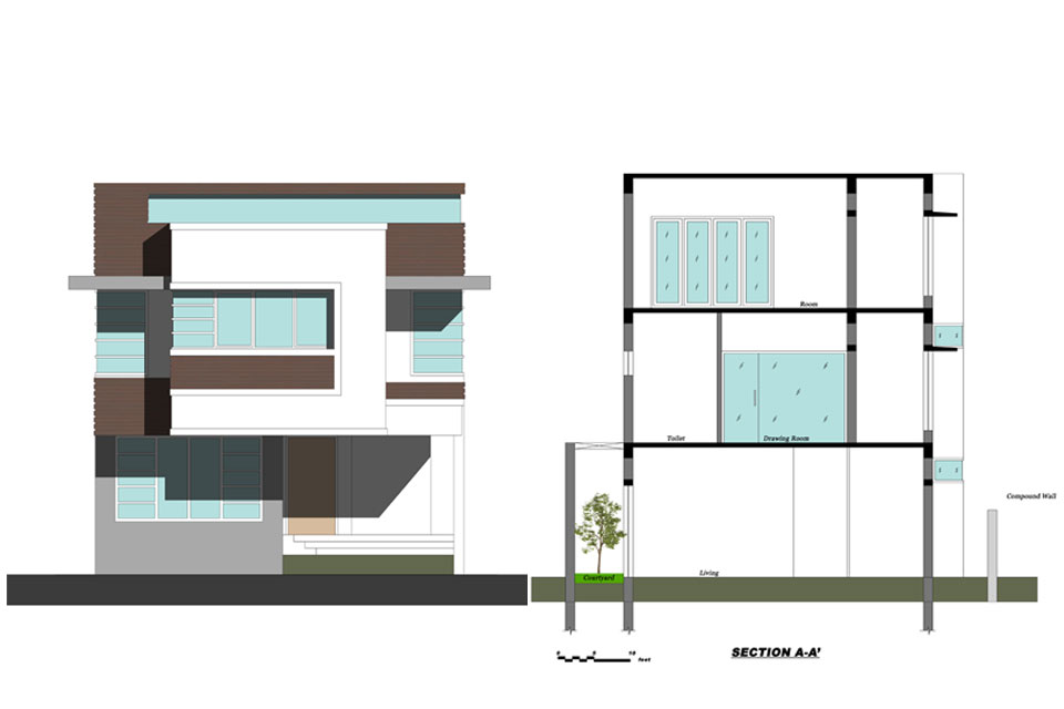 sait-colony-house-elevation-drawing