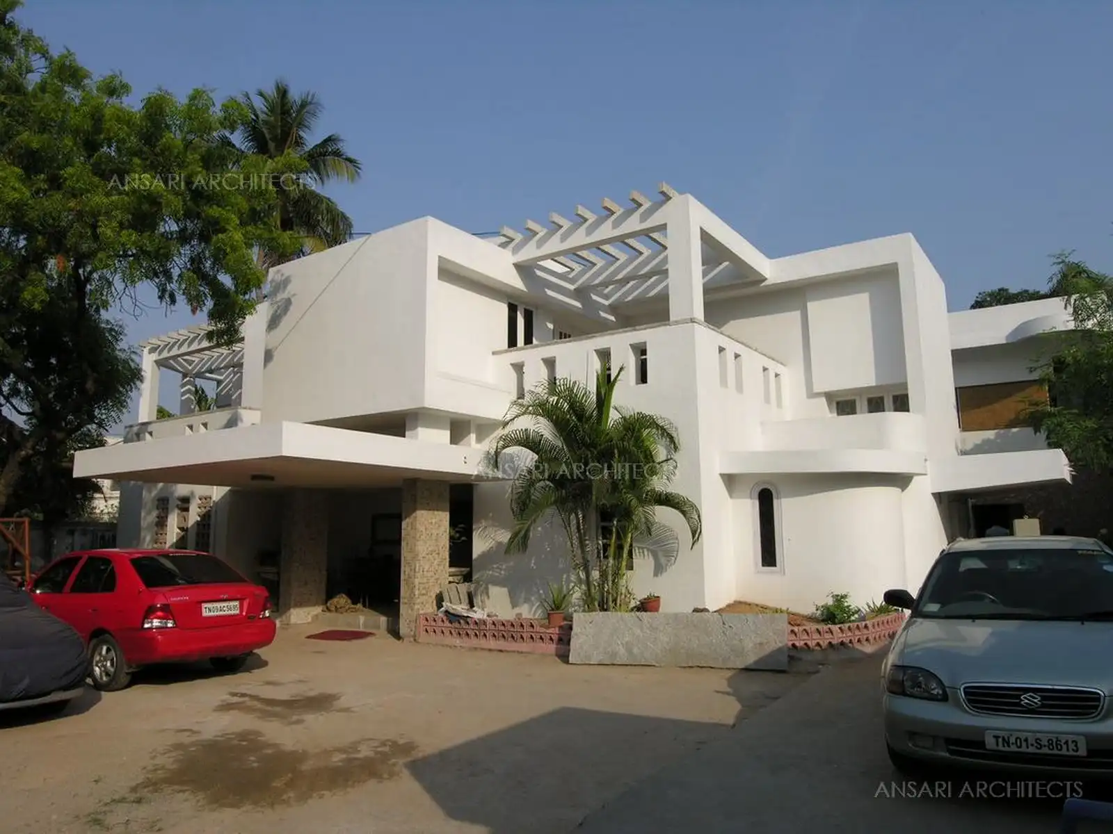 Exterior view of the house.