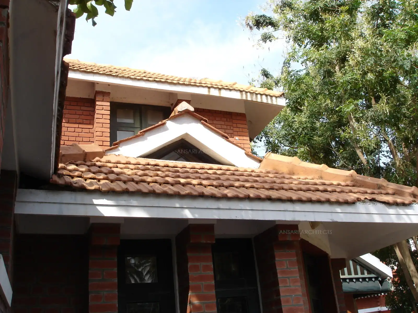 Roof sky light used for bringing in Diffused Sunlight in to the rooms.