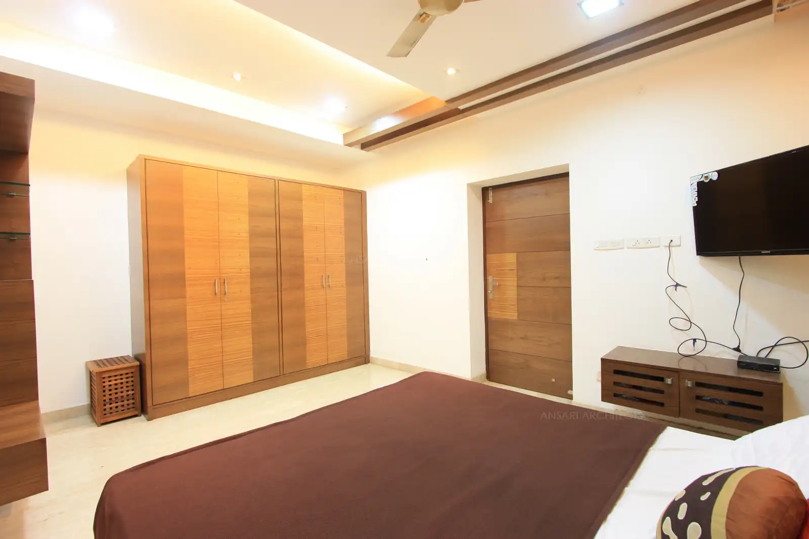 Most of the furniture are in wooden finish to suit the Heritage nature of the building