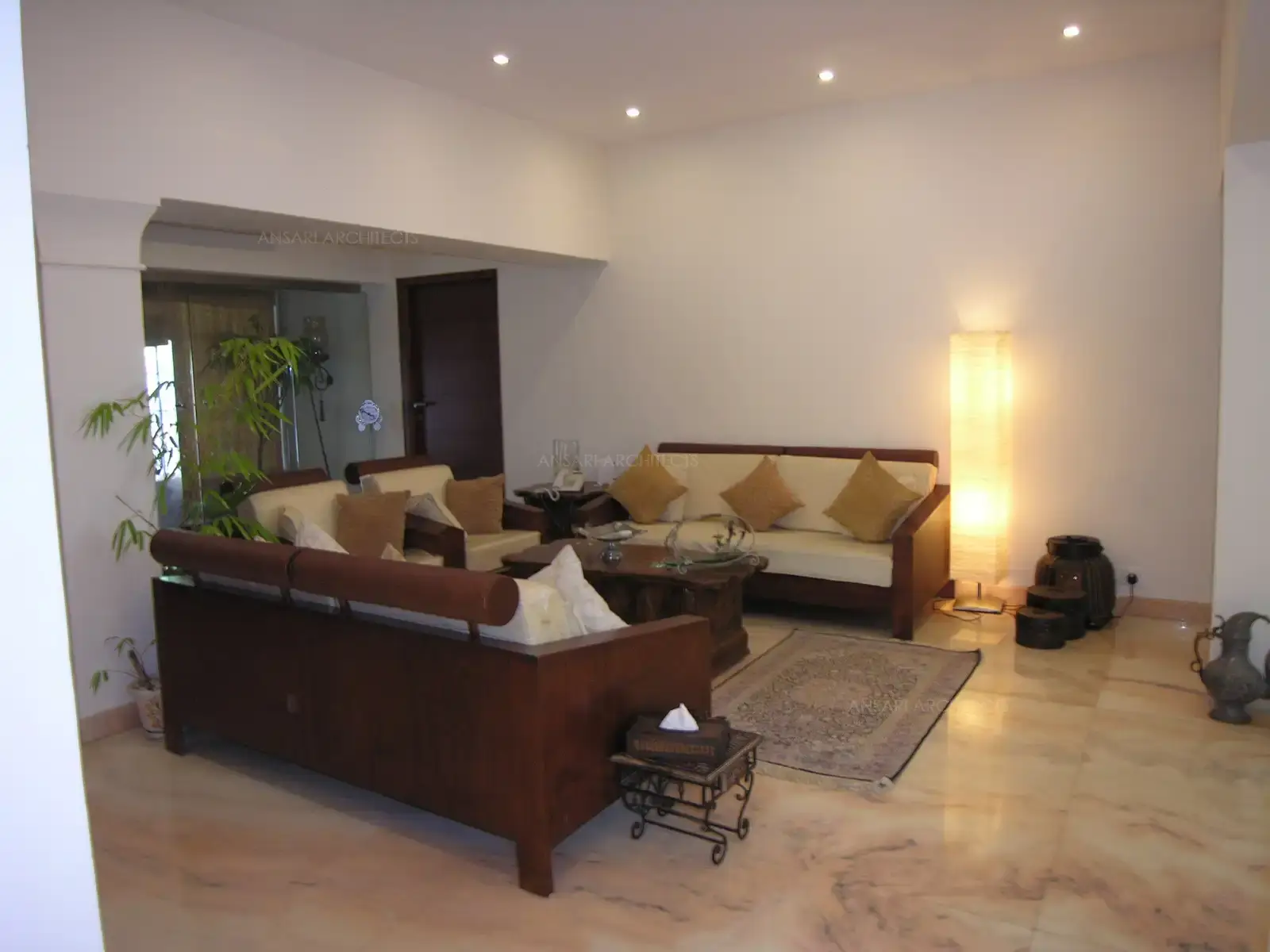 View of living room from the lobby.