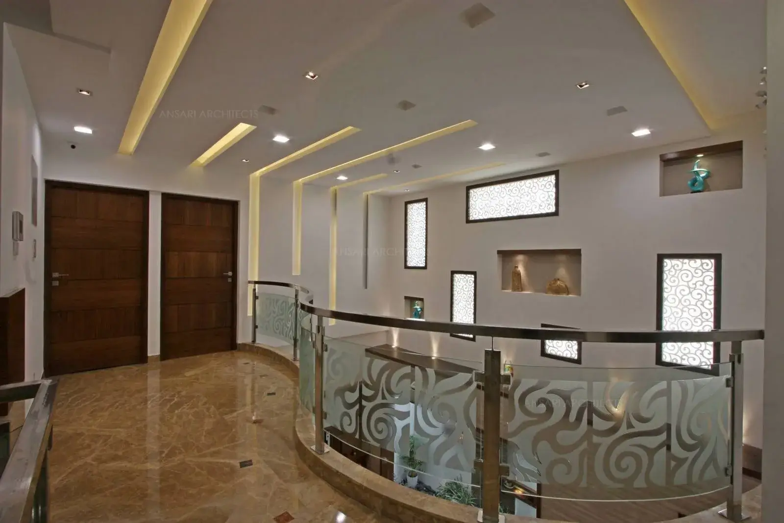 View of double height space
