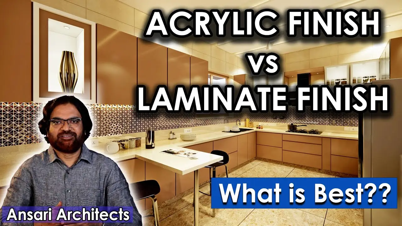 Acrylic sheet vs Laminate, which is best? cost, brands and conclusion for kitchen cabinet finish